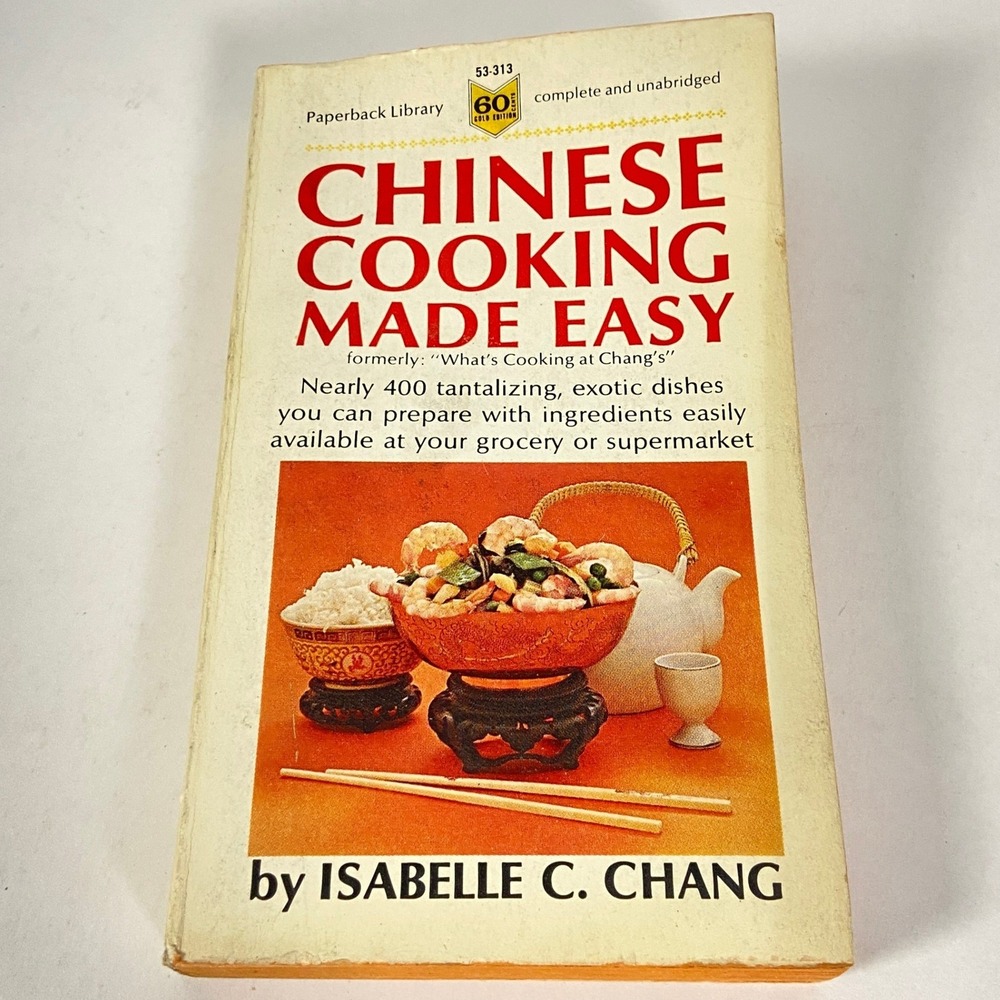 Chinese Cooking Made Easy Isabelle C Chang Vintage Paperback Cookbook 1964